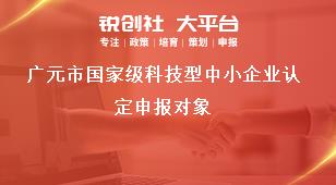 廣元市國家級科技型中小企業(yè)認(rèn)定申報(bào)對象獎(jiǎng)補(bǔ)政策