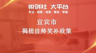 宜賓市揭榜掛帥相關(guān)配套獎補(bǔ)政策