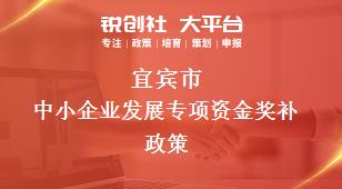 宜賓市中小企業發展專項資金相關配套獎補政策